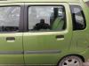 Opel Agila außen Rohtür hinten links 43U Light Evergreen BJ00-03