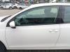 VW Golf 6 original Tür vorn links LB9A-Candyweiß 3-Türer Rohbau Bj.2009