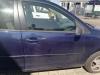 VW Polo 9N3 original Tür vorn rechts LD5Q Shadowblue 5-Türer Rohbau Bj.2006