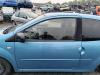 Renault Twingo 2 original Tür links Blaumetallic Terpb Rohbau Bj.2013