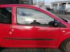 Renault Twingo 2 original Tür vorn links OV727 Rot Rohbau Bj.2010