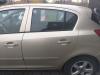 Opel Corsa D original Tür hinten links Champagnersilber Z40M Bj.2007