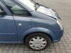 Opel Meriva außen original Kotflügel vorn rechts Blaumetallic Z21T Eisenherz Bj.2008
