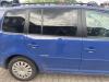 VW Touran 1T original Tür hinten rechts LL5M Indienblau Rohbau Bj.2008