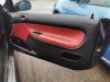 Peugeot 206 CC Türverkleidung Türpappe vorn rechts Leder rot schwarz