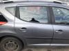 Peugeot 207 SW Typ WE Tür hinten rechts Fondtür im Rohbau KTH Thorium Grau