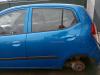 Hyundai i10 PA original Tür hinten links Alpine Blue met Bj 08-13