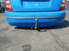 Skoda Fabia 6Y orig Stoßstange hinten LF5M Laser Blau Bj 2004