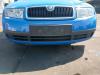 Skoda Fabia 6Y orig Stoßstange vorn LF5M Laser Blau Bj 2004