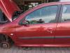 Peugeot 206 original Tür vorn links Fahrer roh EKQ Luziferrot Bj 2004