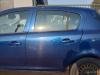 Opel Corsa D orig Tür hinten links 5 türe Fahrerseite Z21B Blau bis 2010