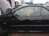 Peugeot 206 CC original Tür links Fahrer EXY Onyxschwarz Bj 2002