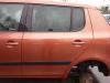 Skoda Fabia 5J orig Tür hinten links Limousine LF3H Orange Bj 2009