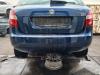 Skoda Fabia 5J orig Stoßstange hinten Stoßfänger PDC LF5Q Blau Bj 2009