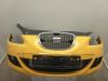 Seat Leon 1P Bj 2006 original Stoßfänger vorn mit SRA LS1A Gelb